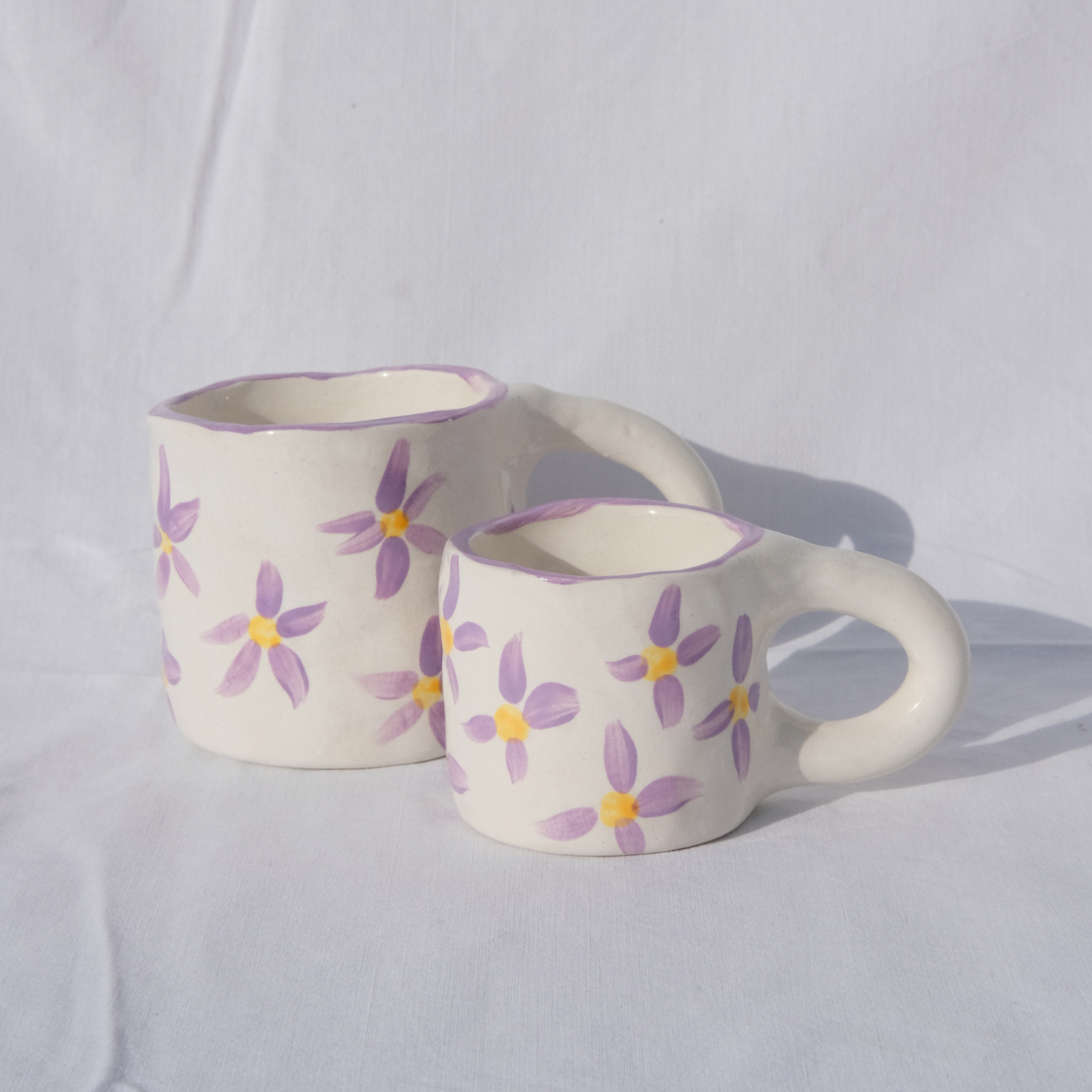 Big flowers mug
