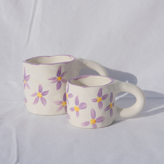 Big flowers mug