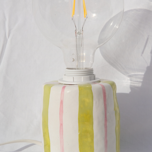 Green & Pink line lamp