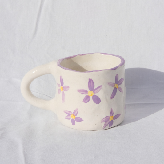 Big flowers mug